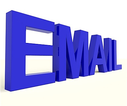 电子邮件,文字,蓝色,发电子邮件,联系