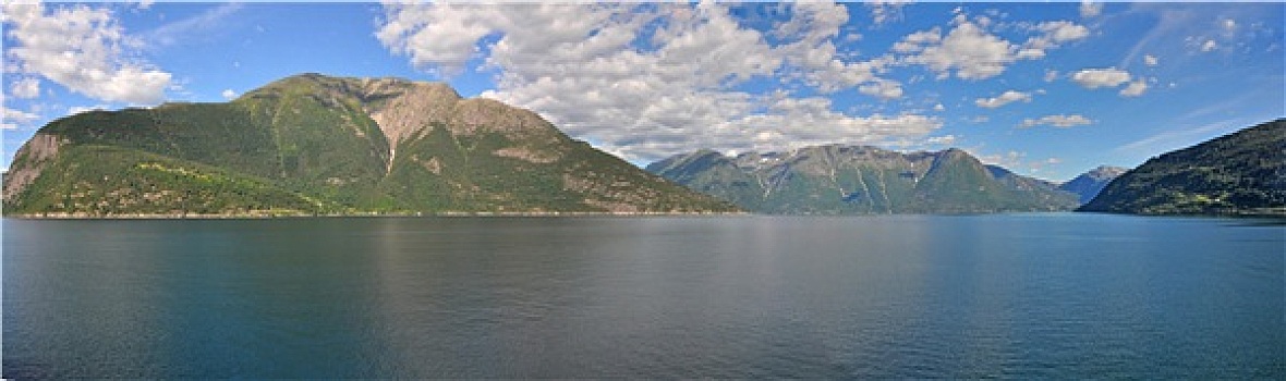 全景,风景,挪威