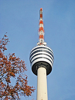 电视塔,建筑,斯图加特,德国