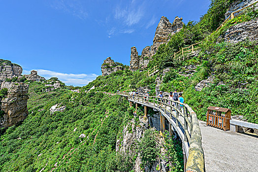 中國,河北,白石山景觀
