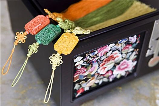 韩国,传统,装饰,盒子