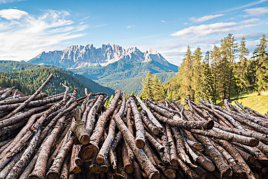 木堆,白云岩,省,博尔查诺,南蒂罗尔,意大利阿尔卑斯山,意大利