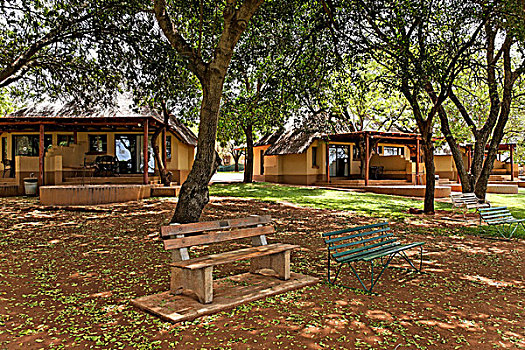 休息,露营,克鲁格国家公园,南非