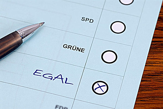 选票,德国,淡漠,选民,疲惫