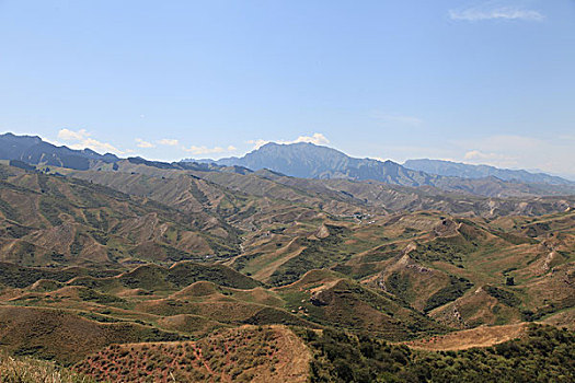 江山如画,新疆红层