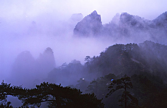 安徽,黄山,云海,日出,日落,早霞,晚霞