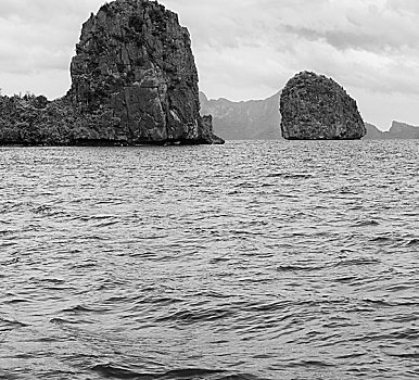 模糊,菲律宾,风景,船,太平洋,海洋,岛屿,背景