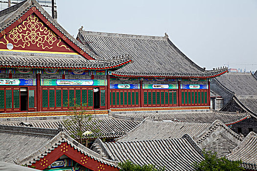 中式古典建筑的屋顶