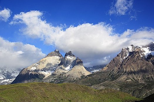 山峦,国家公园,巴塔哥尼亚,智利