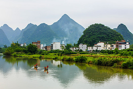 遇龙河风光