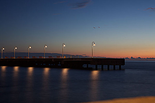 海湾夜景