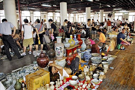 旧城,古式物品,市场,上海,瓷器,亚洲