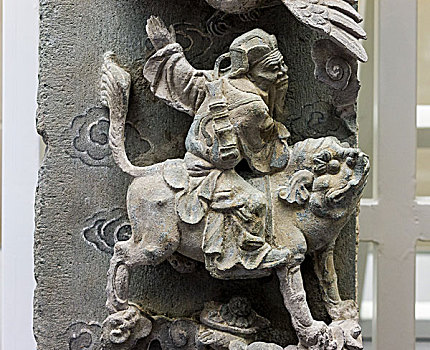 古代八仙石雕