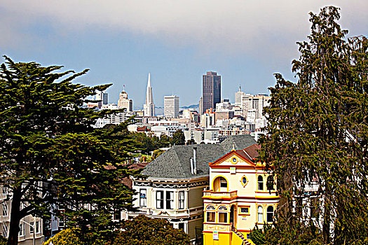 美国,加利福尼亚,旧金山,涂绘,女性,金融区,背景