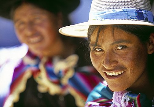 女人,肖像,玻利维亚