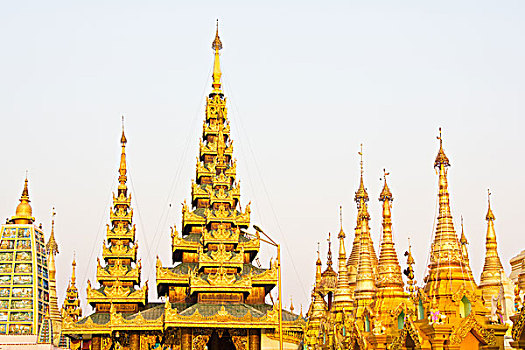 庙宇,仰光,缅甸