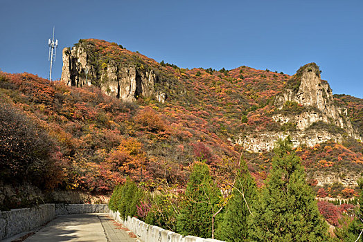 河北省石家庄市平山县沕沕水空中画廊