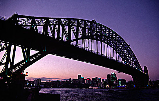 悉尼海港大桥,黄昏