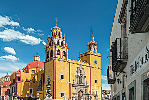 墨西哥,瓜纳华托,圣母,大教堂,大幅,尺寸