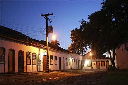 道路,黎明,巴西