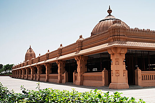 建筑细节,庙宇,新德里,印度