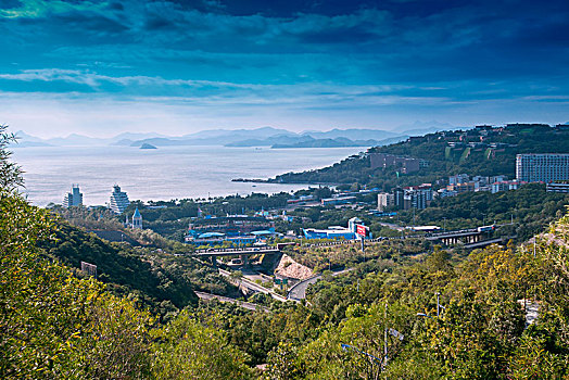 中国广东深圳盐田马峦山自然风光