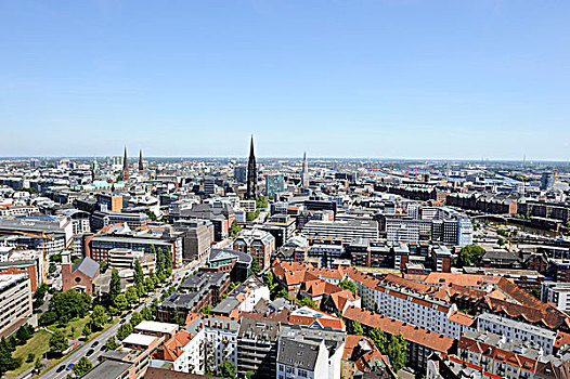 汉堡市,教堂,德国,欧洲