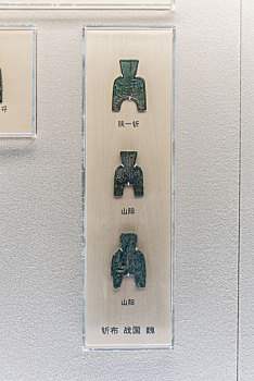 上海博物馆的战国时期魏国的釿布