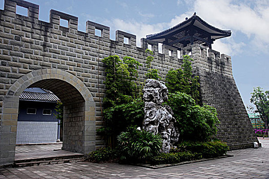 重庆大渡口区公园仿古城堡