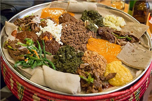 传统,埃塞俄比亚,食物