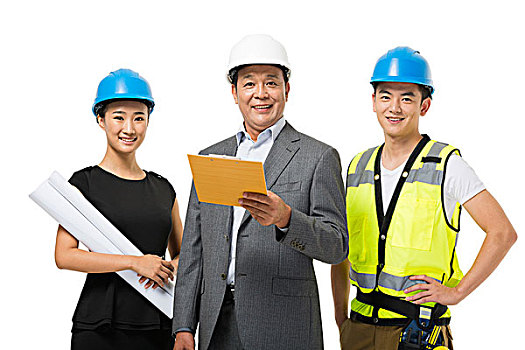 建筑工程師在施工現場指揮