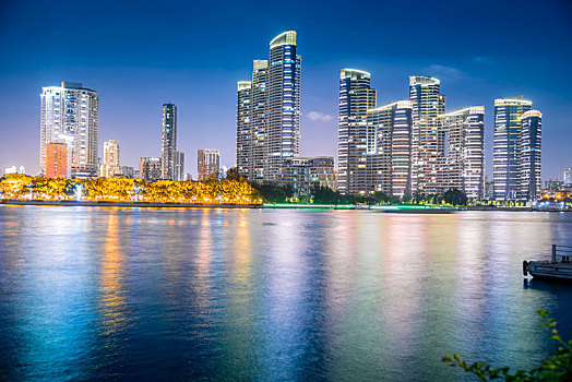 夜景,地标建筑