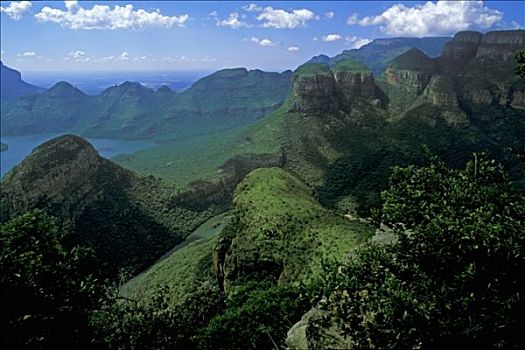 南非,布莱德河峡谷,三茅屋岩