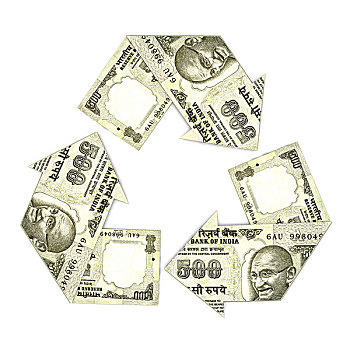 钞票,形态,回收标志