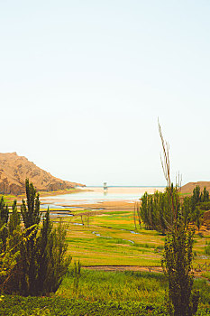 新疆吐鲁番艾丁湖
