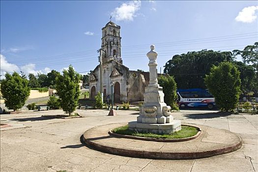 教堂,特立尼达,省,古巴,拉丁美洲,北美