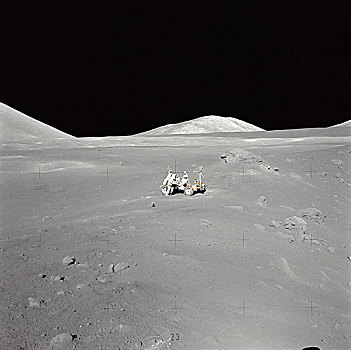 宇航员,工作,月球车,阿波罗17号