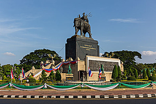 国王,纪念建筑,大象,省,泰国,亚洲