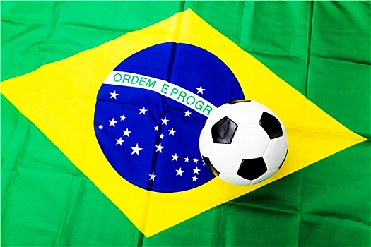 足球,巴西,旗帜