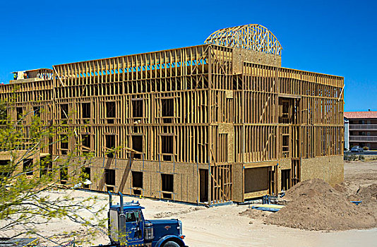 美国木质建筑框架