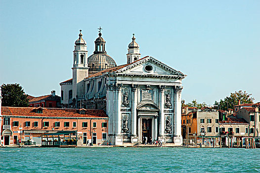 意大利,威尼斯,圣玛丽亚教堂,罗萨里奥,运河