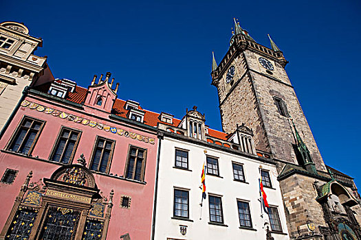老城广场,老城,布拉格,捷克共和国