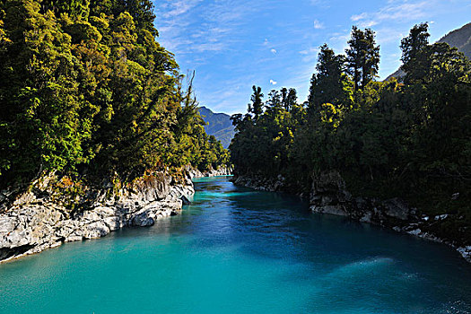 峡谷,西海岸,南岛,新西兰