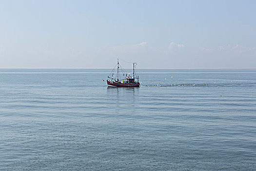 渔船,北海