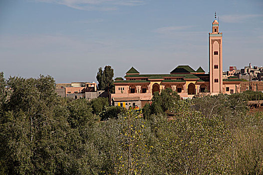 摩洛哥,玛拉喀什,拱形,门,窗户,乡村,清真寺,靠近