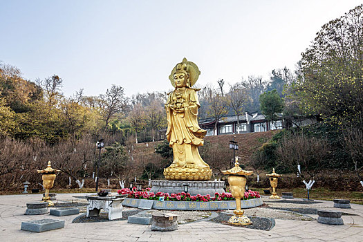 观音菩萨塑像,南京长江观音景区