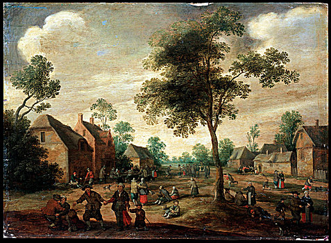 乡野,庆贺,17世纪,艺术家