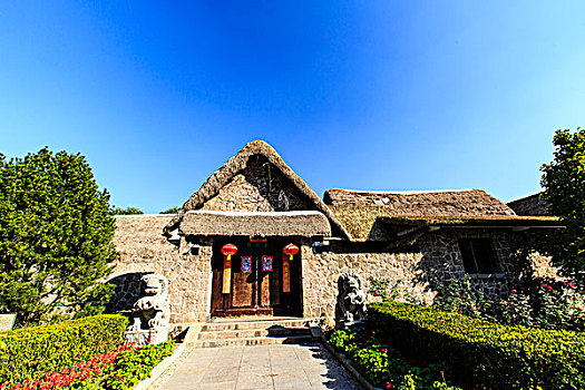 汉族海草石屋