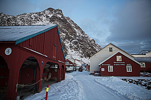 挪威极地渔村