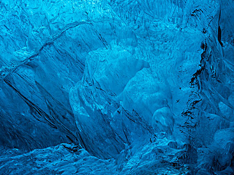 结冰,洞穴,冰河,国家公园,特写,建筑,冰,欧洲,冰岛,大幅,尺寸